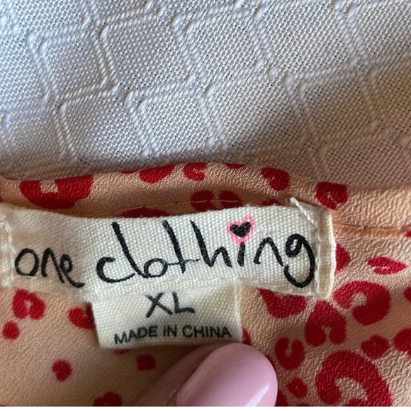 🚨LAST CALL🚨ONE Clothing Ladies Dress/ Beach Cover Up Animal Print Size XL - Picture 6 of 6